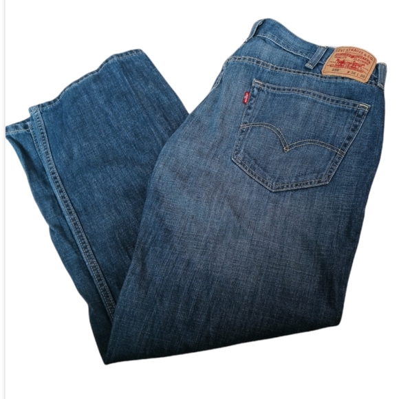 Levi's Other - Levis 559 Relaxed Straight Fit Mens Faded Blue Jeans Size 38X30